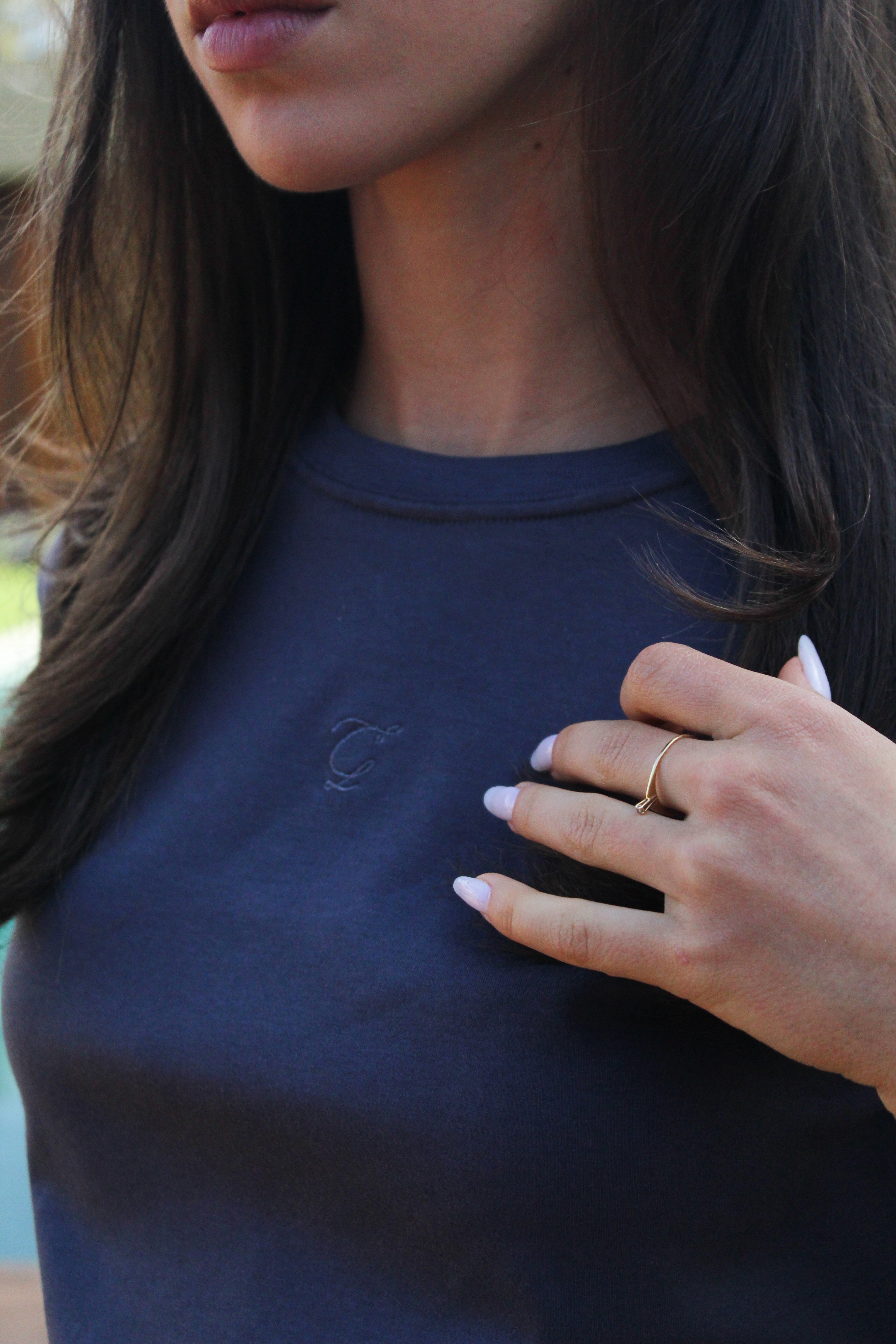 Camiseta Porto Feminina Chumbo