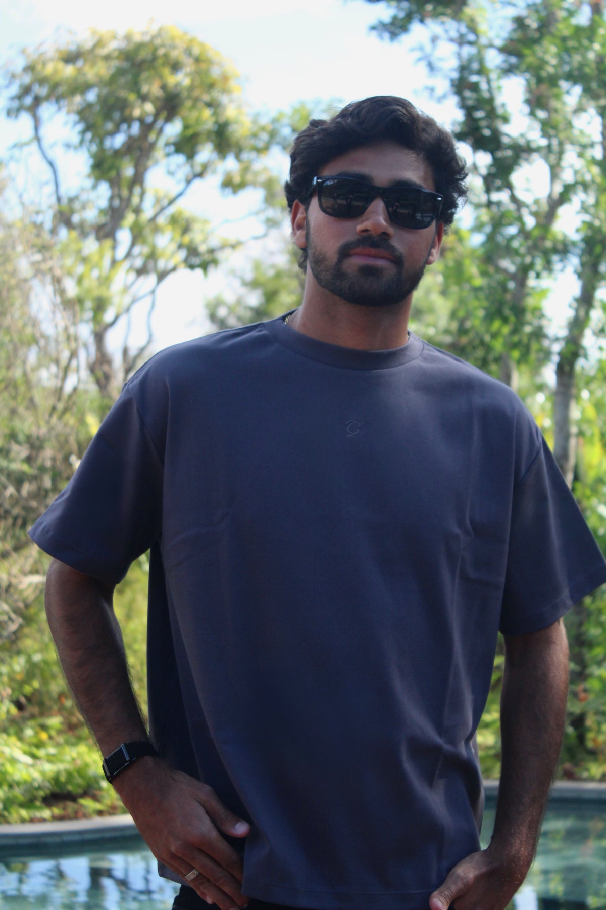 Camiseta Porto Masculina Chumbo